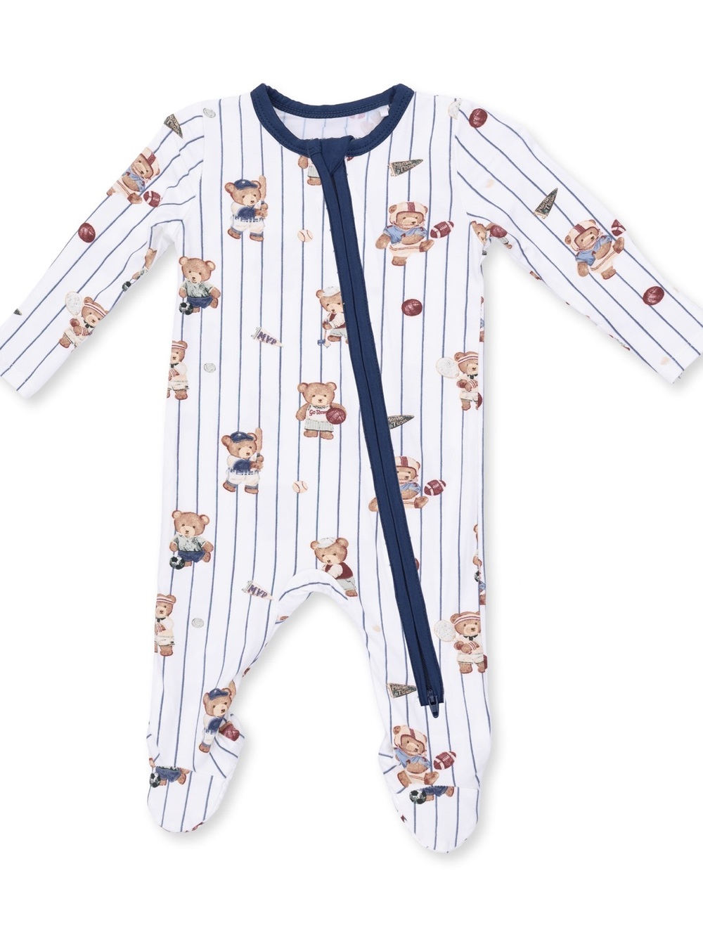 Angel Dear Mixed Sports Bear Football Golf Soccer Footie 0-3 3-6 6-9 months
